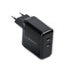 Сетевое зарядное устройство REAL-EL CH-350 QC3.0 (2USB, 3A) Black