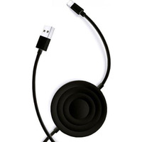 Беспроводное зарядное устройство Usams US-CC096 Wireless Charger + Lightning Charging Cable Black (CC96WH01)