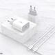 Зарядное устройство SkyDolphin SC18EL PD2.0 (1USB-С, 3A) White (MZP-000156) + кабель Lightning