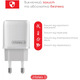 Сетевое зарядное устройство Intaleo TCGQPD120L (1USBx3A) White (1283126510007) + кабель Lightning