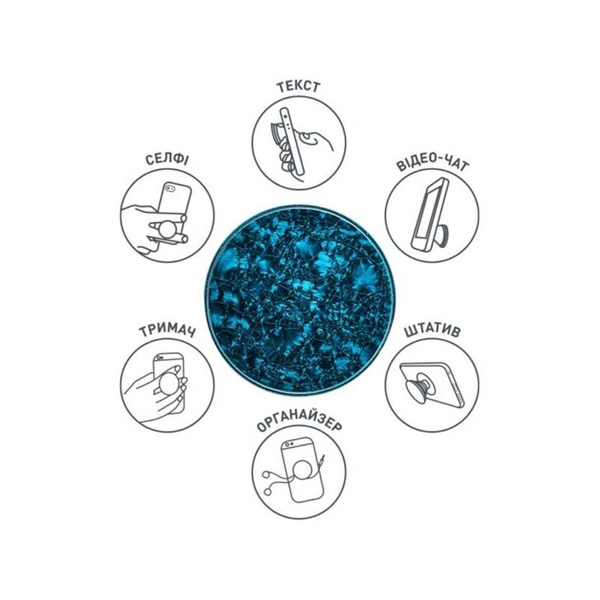 Держатель Luxe Cube POP 019 Зеленый (9998866456950)