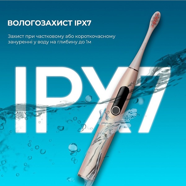 Умная зубная электрощетка Oclean X Pro Digital Electric Toothbrush Champagne Gold (6970810552553)