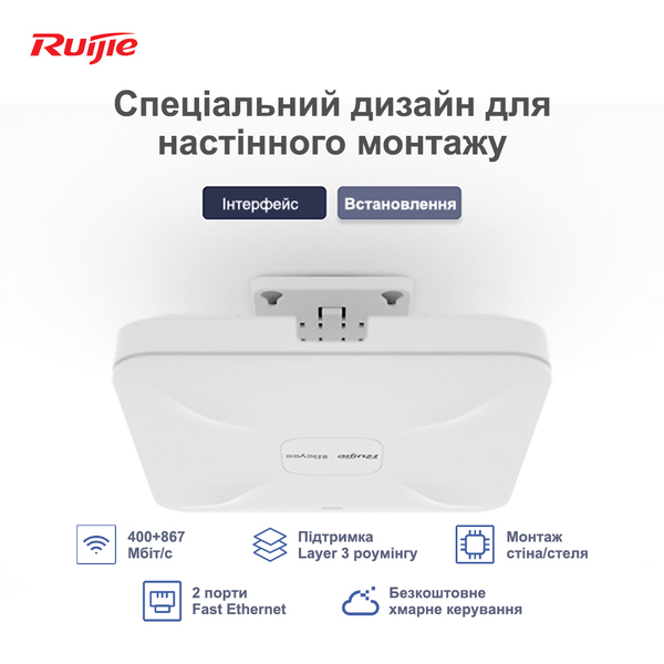 Точка доступа Ruijie Reyee RG-RAP2200(F) 