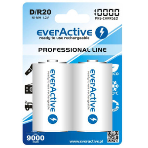 Акумулятор everActive D/HR20 10000mAh BL 2шт