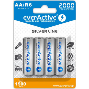 Акумулятор everActive AA/HR06 Ni-MH 2000mAh BL 4шт