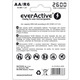 Аккумулятор everActive AA/HR06 Ni-MH 2600mAh BL 4шт