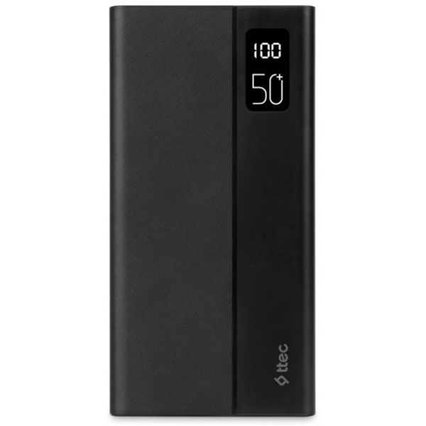 Зовнішній акумулятор (Power Bank) Ttec 50000mAh ReCharger Mega LCD Black (2BB197S)