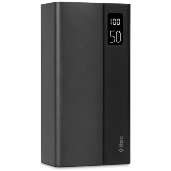 Зовнішній акумулятор (Power Bank) Ttec 50000mAh ReCharger Mega LCD Black (2BB197S)