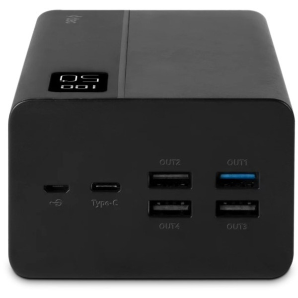 Зовнішній акумулятор (Power Bank) Ttec 50000mAh ReCharger Mega LCD Black (2BB197S)