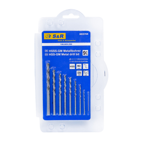 Набір свердл по металу S&amp;R Meister (108809090) 9шт