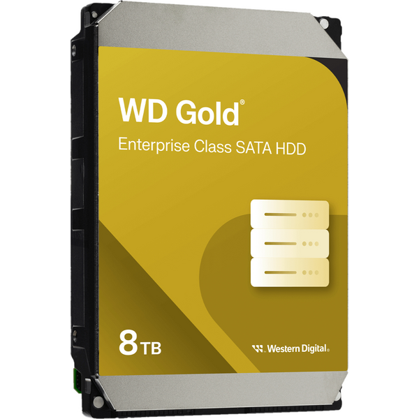Накопитель HDD SATA 8.0TB WD Gold 7200rpm 256MB (WD8005FRYZ)
