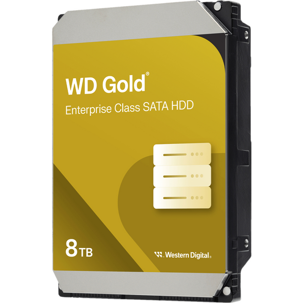 Накопитель HDD SATA 8.0TB WD Gold 7200rpm 256MB (WD8005FRYZ)