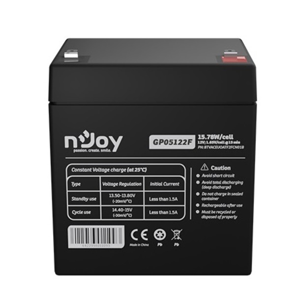 Акумуляторна батарея Njoy GP05122F 12V 5AH