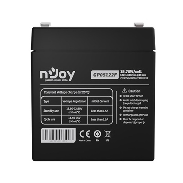 Акумуляторна батарея Njoy GP05122F 12V 5AH