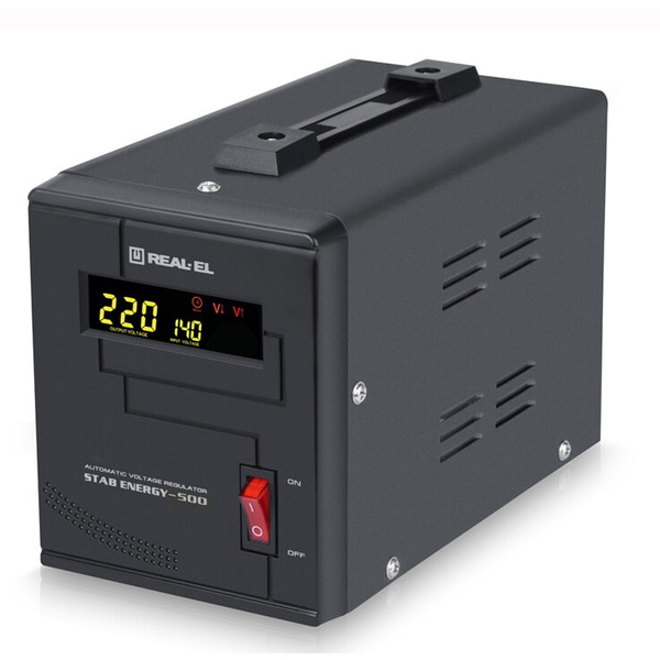 Стабилизатор REAL-EL Stab Energy-500 Black