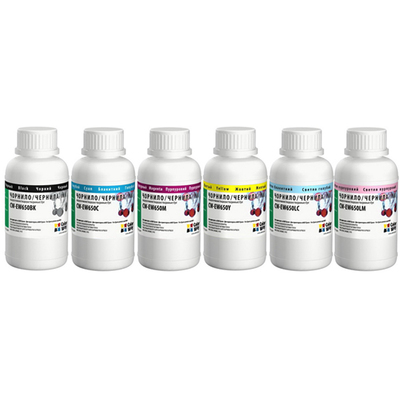 Комплект чернил CW EPSON TX650 BK/С/LC/LM/M/Y (CW-EW650SET02) 6*200г