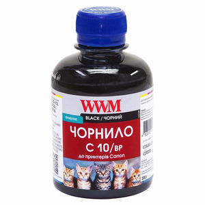 Чернила WWM CANON PG-510/512/PGI-520Bk/PGI-425PGBk (Black Pigmented) (C10/BP) 200г