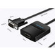 Адаптер Vention VGA-HDMI, 0.2 m, со звуком и питанием (ACNBB)