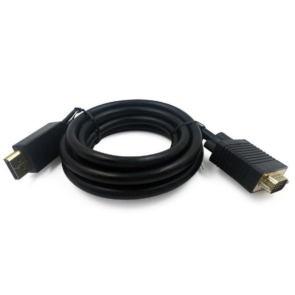Кабель Cablexpert DisplayPort - VGA (M/M), 1.8 м, чорний (CCP-DPM-VGAM-6) пакет