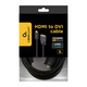 Кабель Cablexpert HDMI - DVI V 1.3 (M/M), двунаправленный, single-link, 18 + 1 pin, 3 м, Black (CC-HDMI-DVI-10)