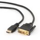 Кабель Cablexpert HDMI - DVI V 1.3 (M/M), двунаправленный, single-link, 18 + 1 pin, 3 м, Black (CC-HDMI-DVI-10)