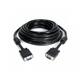 Кабель Cablexpert VGA - VGA (M/M), HD15, с 2-мя фер. кольцами, черный, 20 м (CC-PPVGA-20M-B) пакет