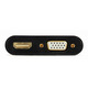 Адаптер Cablexpert VGA - HDMI+VGA (M/F), 0.15 м, Black (A-VGA-HDMI-02)