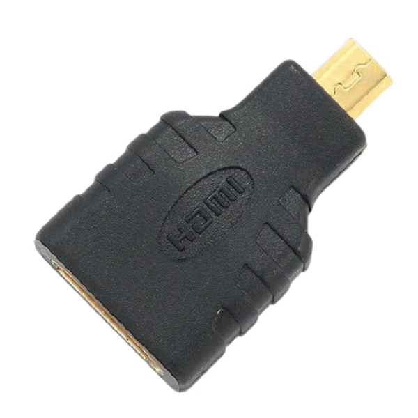 Адаптер Cablexpert HDMI - microHDMI (F/M), чорний (A-HDMI-FD)