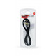 Аудио-кабель Cablexpert 3.5 мм - 3.5 мм (M/M), 1 м, черный (CCAPB-444L-1M)