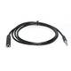 Аудио-кабель REAL-EL Audio Pro 3.5 мм - 3.5 мм (M/F), 1 м, черный (EL123500041)