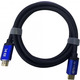 Кабель ATcom HDMI - HDMI V 2.1 (M/M), Real 8K 48Gbps, 5 м, черный/ синий (88855)