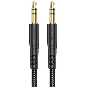 Аудіо-кабель Hoco UPA24 3.5 мм - 3.5 мм (M/M), 1 м, Black (UPA241B)