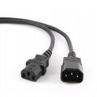 Кабель силовой Cablexpert PC-189-VDE (С13-С14), VDE, черный, 1.8м