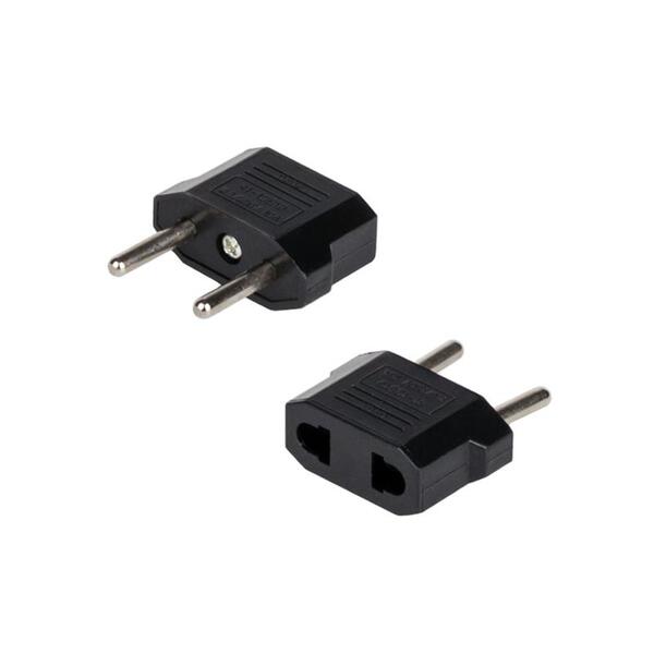 Переходник Atcom UK/US - EU Black (14345)