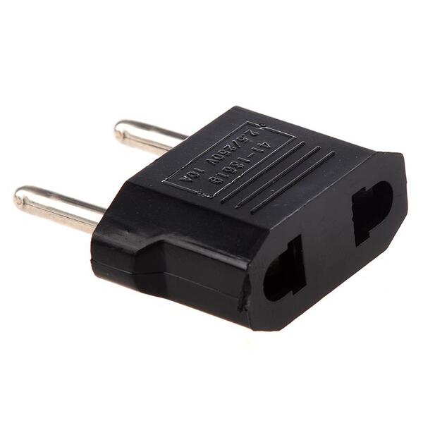 Переходник Atcom UK/US - EU Black (14345)