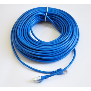 Патч-корд литой, UTP, RJ45, Cat.5e, 25m, синий
