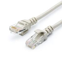Патч-корд UTP Atcom Geplink Cat.5e, 26AWG, 1 м, серый (GL8001)