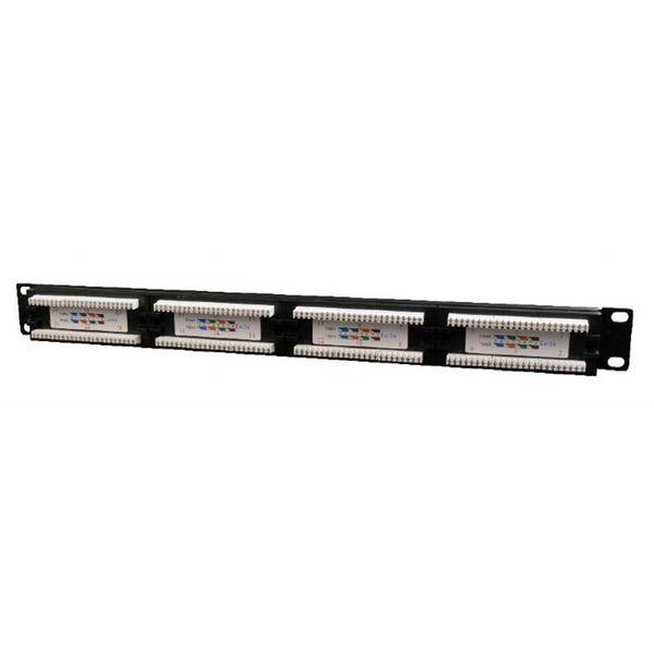 Патч-панель Cablexpert (NPP-C524CM-001) 19" 24 порта, UTP, cat.5e