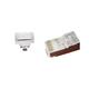 Коннектор RJ 45 Cablexpert (LC-PTF-01/10) экранированный, с золоченными контактами, со сквозными отверстиями (10 шт/уп)