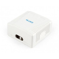 Розетка Cablexpert (NCAC-2U6-01) 2хRJ-45, Cat6, внешняя, белый