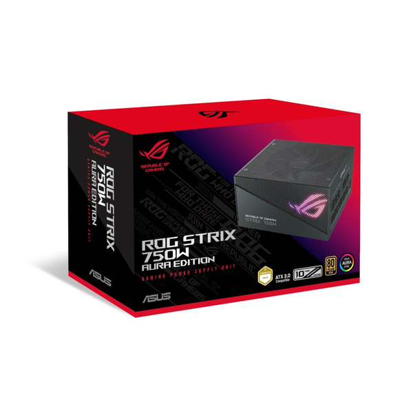 Блок живлення Asus ROG Strix PCIE5 750W Gold Aura Edition (90YE00P3-B0NA00)