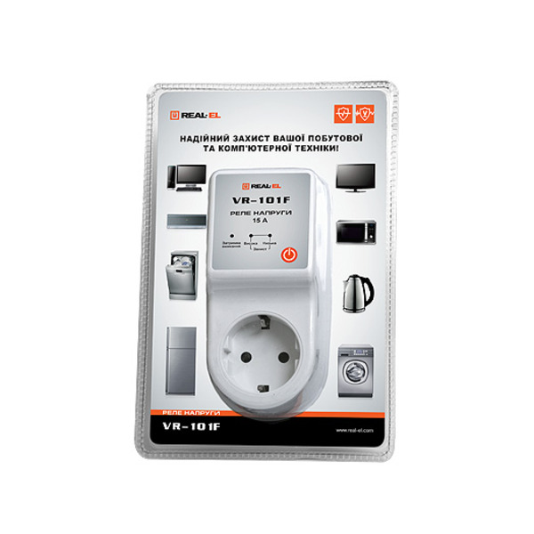 Реле напруги REAL-EL VR-101F