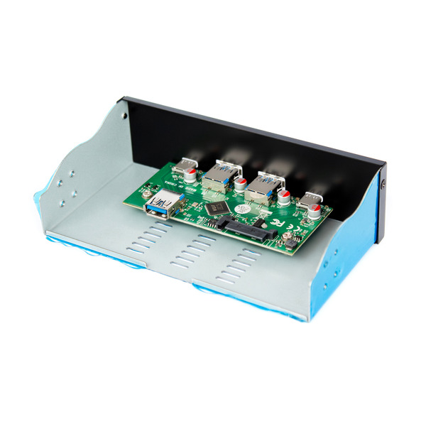 USB-хаб Frime USB 3.1 2 x type A &amp; 2 x type C VL820 Black (ECF-FP2xTA&amp;2xTC.54)