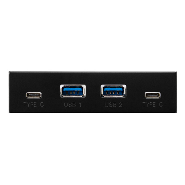 USB-хаб Frime USB 3.1 2 x type A &amp; 2 x type C VL820 Black (ECF-FP2xTA&amp;2xTC.32)