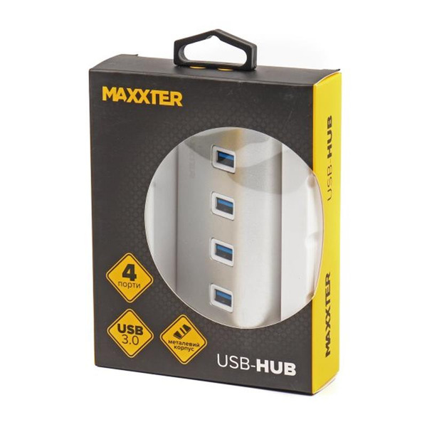USB-хаб Maxxter HU3A-4P-01