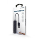 Концентратор USB Gembird 4хUSB2.0, пластик, Black (UHB-U2P4-06)