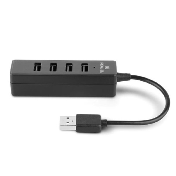 USB-хаб REAL-EL HQ-154 Black
