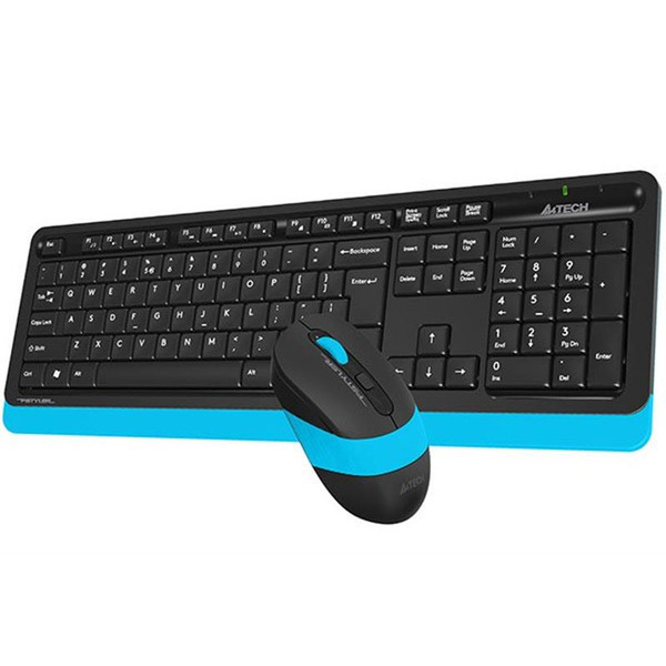 Комплект (клавіатура, миша) бездротовий A4Tech FG1010 Black/Blue