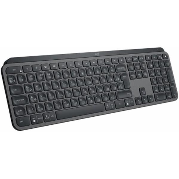 Комплект (клавиатура, мышь) беспроводной Logitech MX Keys Combo for Business Graphite US (920-010933)