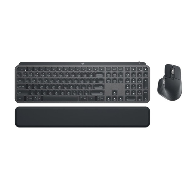 Комплект (клавиатура, мышь) беспроводной Logitech MX Keys Combo for Business Graphite US (920-010933)